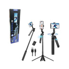 Selfie Stick Τρίποδο Με AI Tracking C12 – Selfie Stick Tripod With AI Tracking C12 OEM