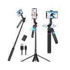 Selfie Stick Τρίποδο Με AI Tracking C12 – Selfie Stick Tripod With AI Tracking C12 OEM