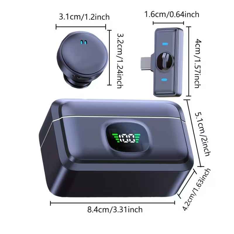 Ασύρματο Μικρόφωνο Plug and Play – Wireless Lavalier Microphone Plug and Play OEM