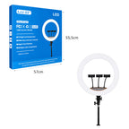 LED Ring Light 22" με 3 Βάσεις Κινητού LJJ-22 - LED Ring Light 22" with 3 Phone Holders OEM