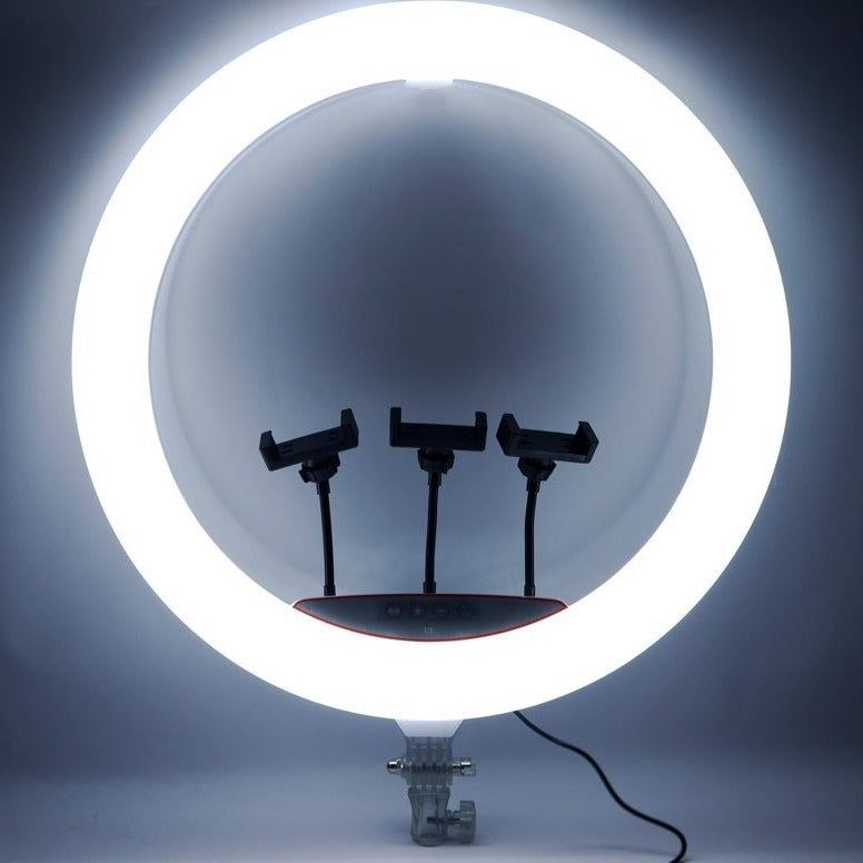 RGB LED Ring Light 56cm (22") με 3 Βάσεις Κινητού & Ρυθμιζόμενο Φωτισμό 3D-56 - RGB LED 22" Ring Light with 3 Phone Holders & Adjustable Lighting OEM
