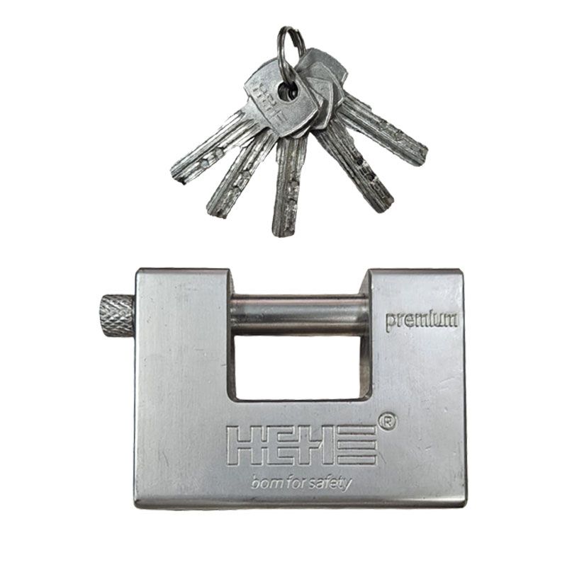 HEHE Λουκέτο με 5 Κλειδιά 94mm - Heavy Duty Rectangular Lock HEHE