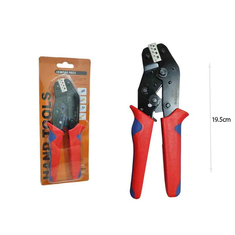 Πρέσα Κρενπαρίσματος 19.5cm με Εργονομική Λαβή - Πρέσα Ακροδεκτών - Crimping Tool OEM