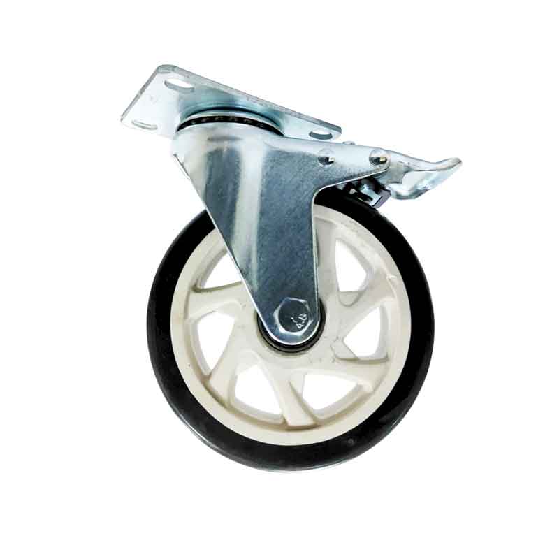 Ρόδα Επίπλου με Πέλμα και Φρένο 7cm - Furniture Caster Wheel with Plate and Brake 7cm OEM