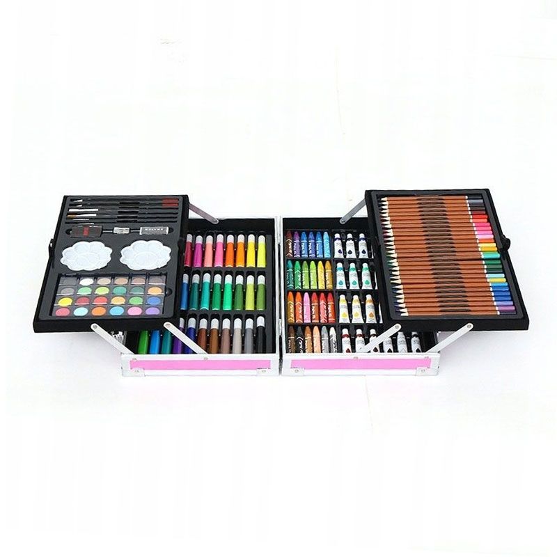 Σετ Ζωγραφικής με Βαλιτσάκι - Painting Art Set with Suitcase - Μπλε OEM