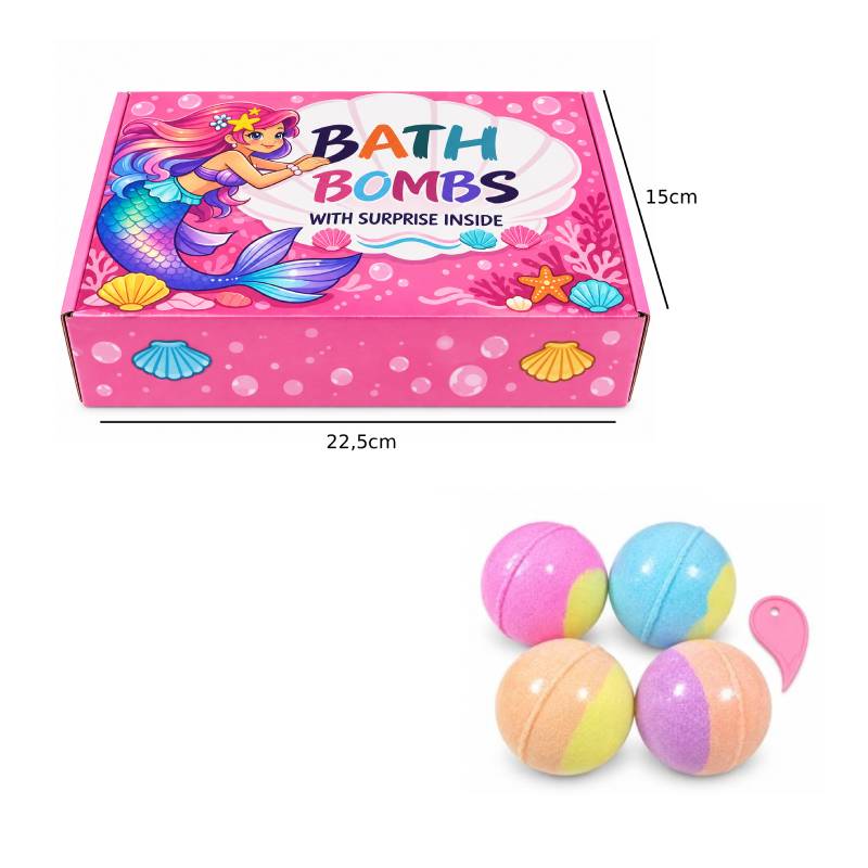 Σετ Βόμβες Μπάνιου 60g σε Διάφορα Χρώματα JD-004 – Bath Bomb Gift Set