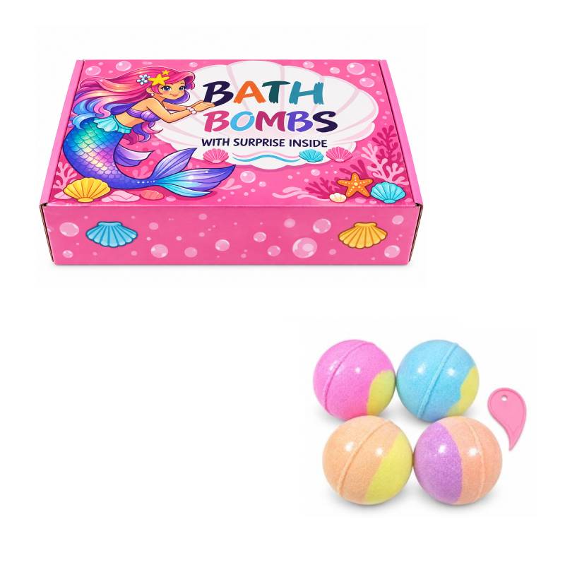 Σετ Βόμβες Μπάνιου 60g σε Διάφορα Χρώματα JD-004 – Bath Bomb Gift Set