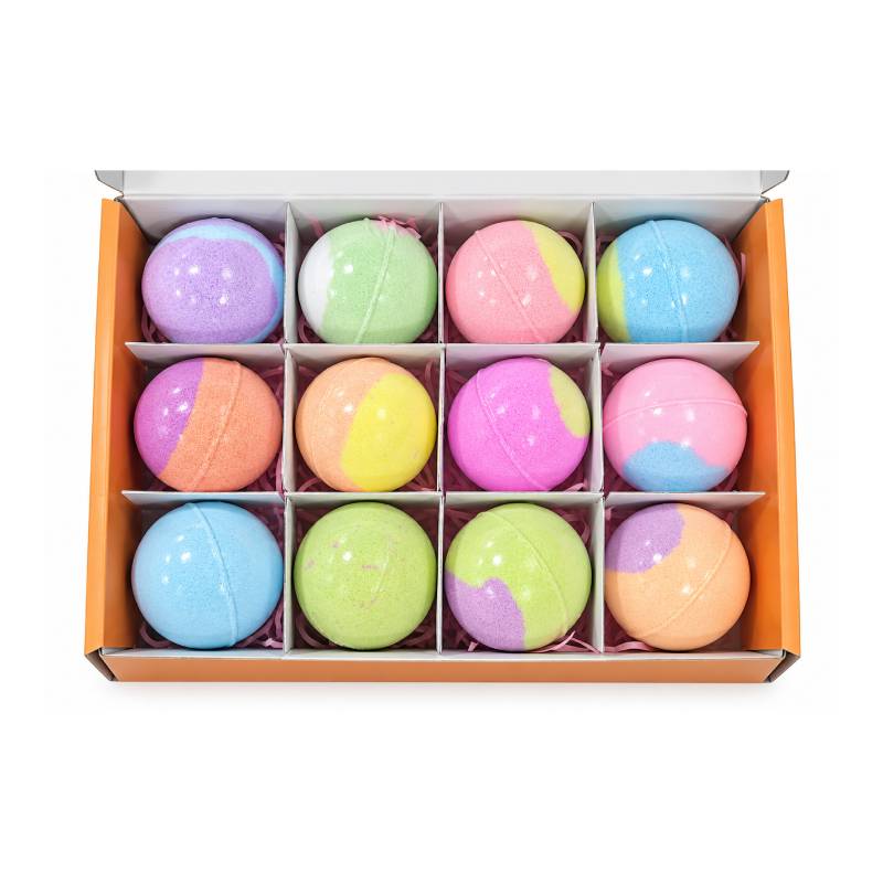 Σετ Βόμβες Μπάνιου 60g σε Διάφορα Χρώματα – Bath Bomb Gift Set