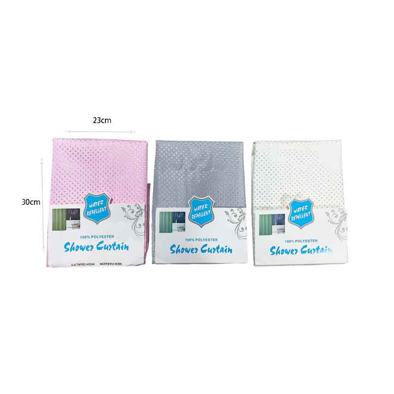 Κουρτίνα Μπάνιου 180x180cm 100% Πολυεστέρας – Shower Curtain - Ροζ OEM