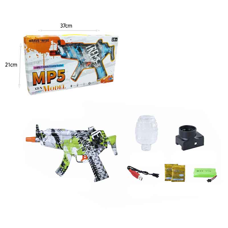 Πιστόλι όπλο νερού με μπαλάκια νερού MP5 – Water Bomb Gun Series - Πετρόλ - Πράσινο OEM