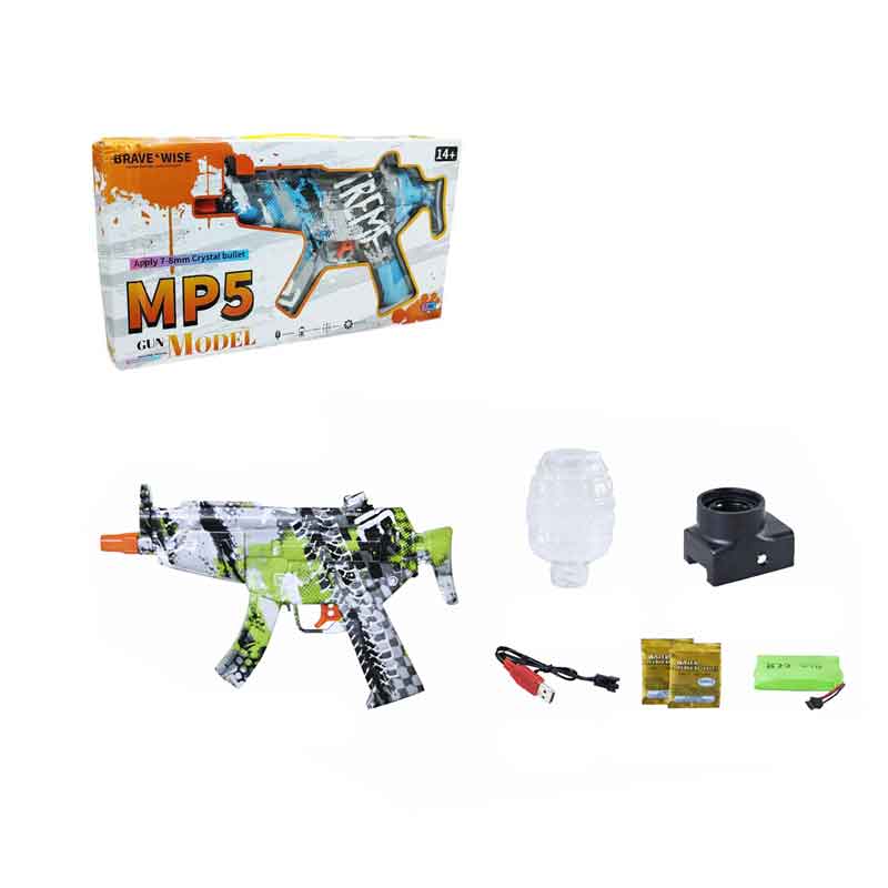 Πιστόλι όπλο νερού με μπαλάκια νερού MP5 – Water Bomb Gun Series - Πετρόλ - Πράσινο OEM