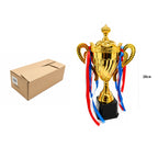 Κύπελλο Βράβευσης Χρυσό με Κορδέλες 28cm - Gold Trophy Cup with Ribbons 28cm OEM