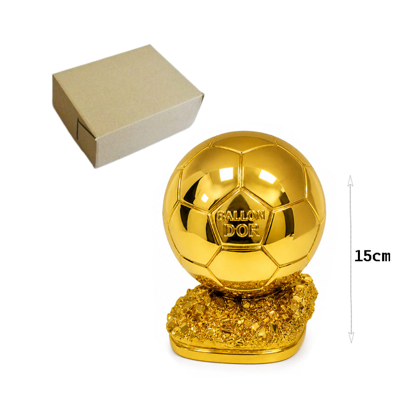 Τρόπαιο Μπάλα Ποδοσφαίρου Χρυσή σε Βάση - Golden Football Ball Trophy Ballon on Base OEM