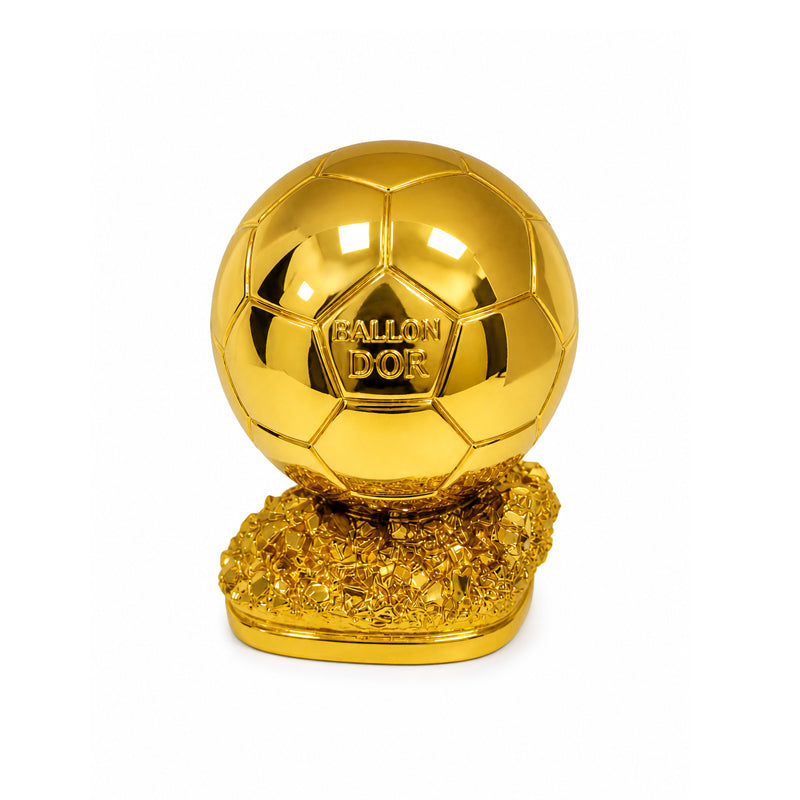Τρόπαιο Μπάλα Ποδοσφαίρου Χρυσή σε Βάση - Golden Football Ball Trophy Ballon on Base OEM