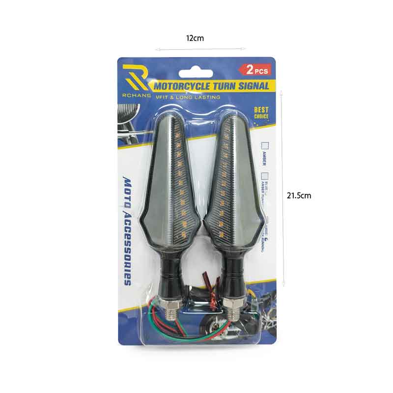 Rchang Φλας Μοτοσυκλέτας LED Universal Σετ 2 Τεμαχίων - Universal Motorcycle LED Turn Signals Set of 2 OEM