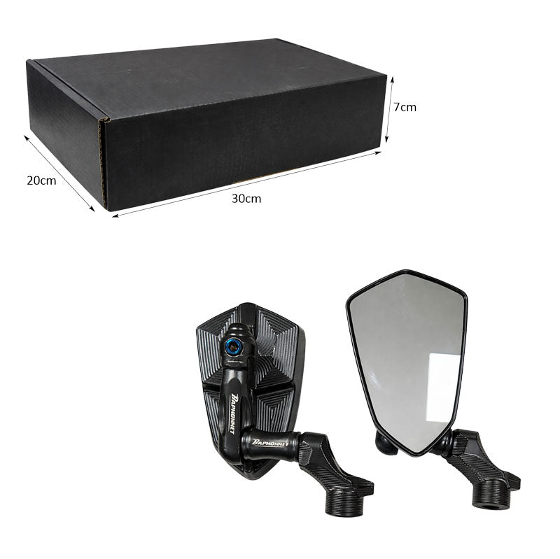 Καθρέφτες Μηχανής Universal CNC Αλουμινίου - Universal CNC Aluminum Motorcycle Mirrors Set OEM