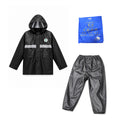 Αδιάβροχο Σετ Βροχής με Μπουφάν και Παντελόνι με Κουκούλα - Waterproof Rain Suit Set with Jacket and Pants with Hood OEM
