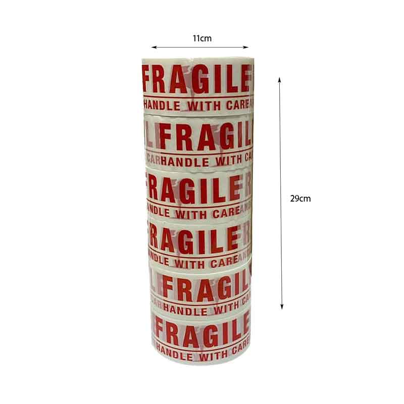 Κόλλητη Ταινία Εύθραυστο "FRAGILE Handle With Care" - Fragile Packing Tape OEM