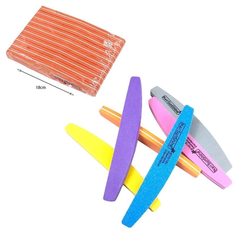 SunShine Λίμα νυχιών buffer διπλής όψης 100/180 10τμχ - Nail file buffer 10pcs OEM