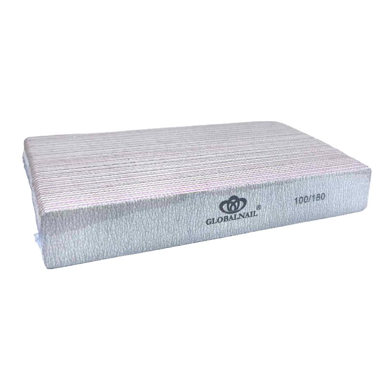 Globalnail Λίμα νυχιών 100/180 25τεμ. - Nail file 25pcs OEM