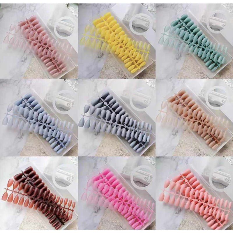Κασετίνα τεχνητά νύχια 5x30τμχ – Nail tips 5x30pcs OEM