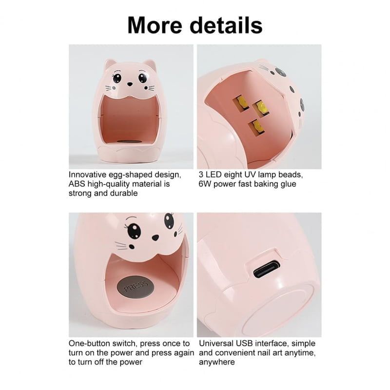 Μίνι Φορητή Λάμπα Πολυμερισμού Νυχιών - LED Portable Nail Lamp Dryer OEM