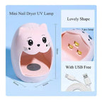 Μίνι Φορητή Λάμπα Πολυμερισμού Νυχιών - LED Portable Nail Lamp Dryer OEM