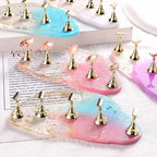 Μαγνητική Βάση Στήριξης για Τιπς Νυχιών - Glitter Powder Gradient Magnetic Nail Stand OEM