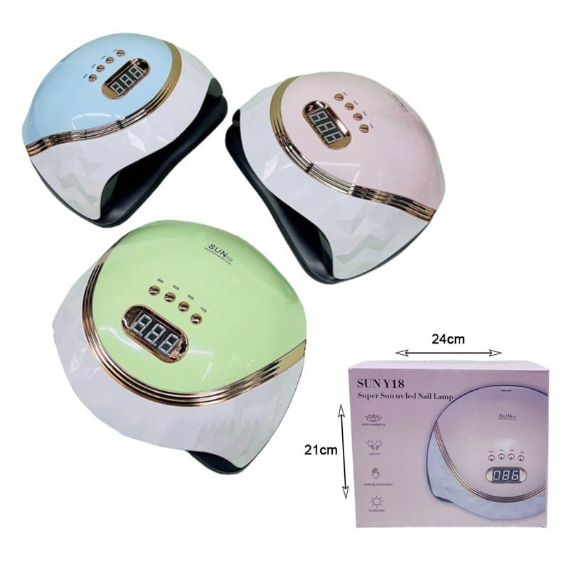 Sun Y18 φουρνάκι νυχιών UV LED 248/288/300W - Nail lamp - Πράσινο OEM