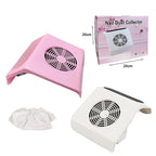 Απορροφητήρας νυχιών 30W με δύο σακούλες 238E - Nail dust collector - Λευκό OEM