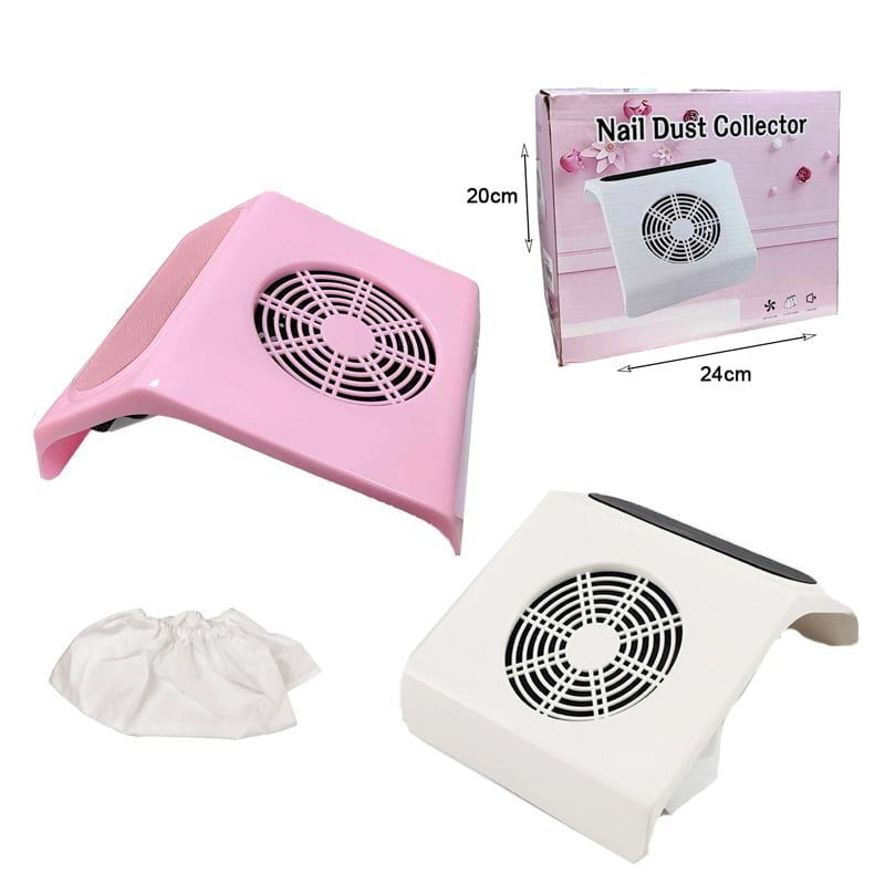 Απορροφητήρας νυχιών 30W με δύο σακούλες 238E - Nail dust collector - Λευκό OEM