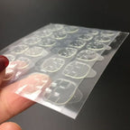 Αυτοκόλλητα Φύλλα Διπλής Όψης Για Tips Νυχιών - Sheets Nail Jelly Glue Manicure Adhesive Paste OEM