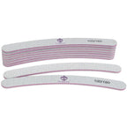 Globalnail Λίμα νυχιών Banana Διπλής Όψης 100/180 50τμχ - Nail File 50pcs OEM