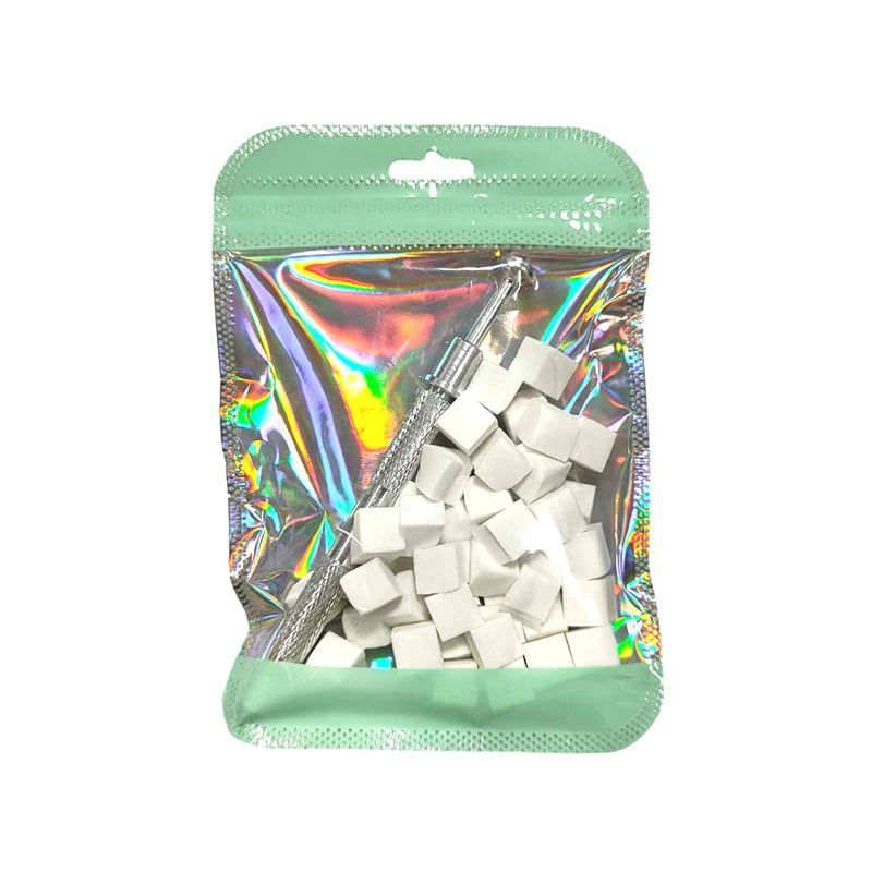 Μεταλλική Λαβή με Σφουγγαράκια για Όμπρε - Nail Clamping Grabber Kit with 4 Claw Pick Up Tool & Sponges OEM