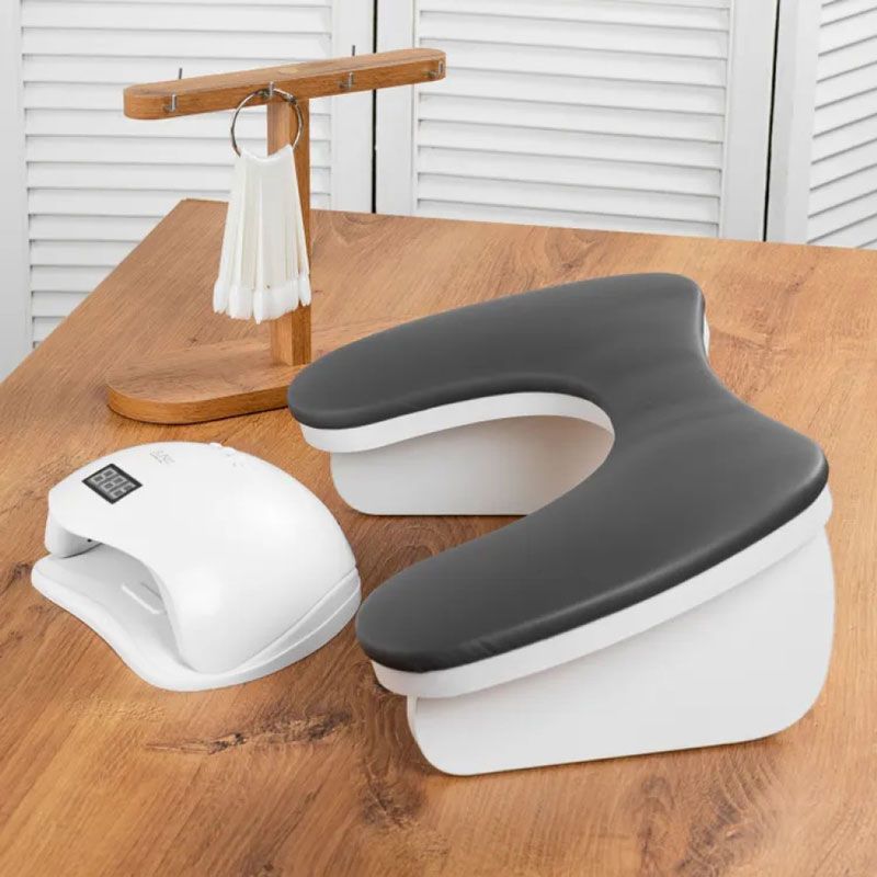 Μαξιλαρι Σκαμπο Μανικιουρ/Πεντικιούρ - Manicure leather pillow hand rest - Ροζ OEM