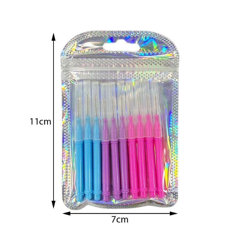 Πλαστική μίνι βούρτσα ανύψωσης φρυδιών - Plastic mini eyebrow lift brush - Βιολετί - Κίτρινο - Κόκκινο - Μαύρο - Μωβ - Ροζ - Τιρκουάζ OEM