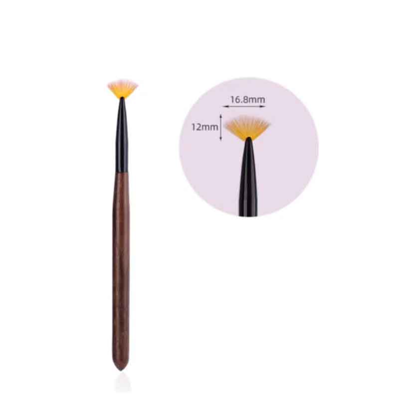 Σετ Πινέλα Νυχιών με Θήκη 12 Τεμάχια - Nail Art Brush Set with Case OEM