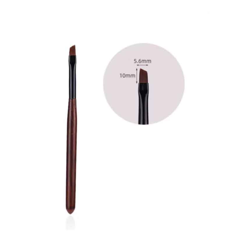 Σετ Πινέλα Νυχιών με Θήκη 12 Τεμάχια - Nail Art Brush Set with Case OEM