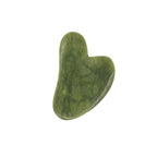 Πέτρα Νεφρίτη για Μασάζ Προσώπου - Green Jade Massage Stone Gua Sha OEM