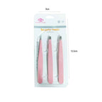 Globalnail Σετ Τσιμπιδάκια Φρυδιών 3 τεμάχια Beauty Tools - Eyebrow Tweezers OEM