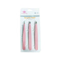 Globalnail Σετ Τσιμπιδάκια Φρυδιών 3 τεμάχια Beauty Tools - Eyebrow Tweezers OEM