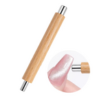 Μαγνητικό Εργαλείο Nail Art Cat Eye με Ξύλινη Λαβή - Cat Eye Nail Art Magnetic Tool with Wooden Handle OEM