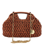 Ψάθινο τσαντάκι χειρός CN26012 - Πράσινο BAG TO BAG