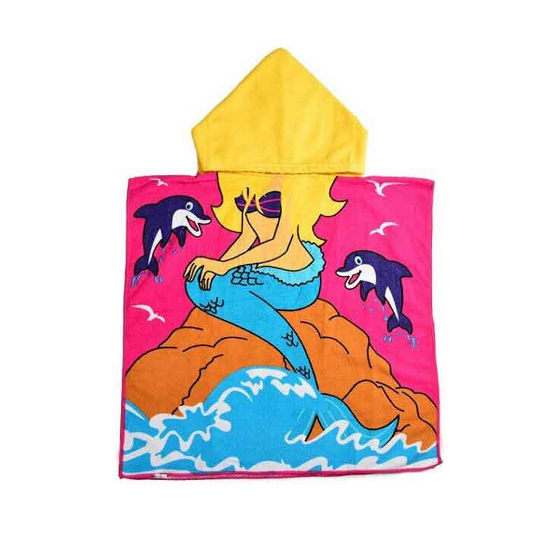 Παιδικό Πόντσο Θαλάσσης 83x60cm - Beach towel - 4 OEM