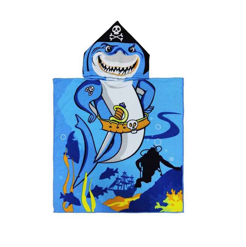 Παιδικό Πόντσο Θαλάσσης 83x60cm - Beach towel - 4 OEM