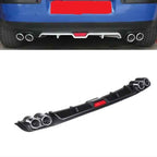 Diffuser Πίσω Προφυλακτήρα Universal Sport Look - Universal Sport Look Rear Bumper Diffuser - Ασημί - Μαύρο - Μπλε OEM
