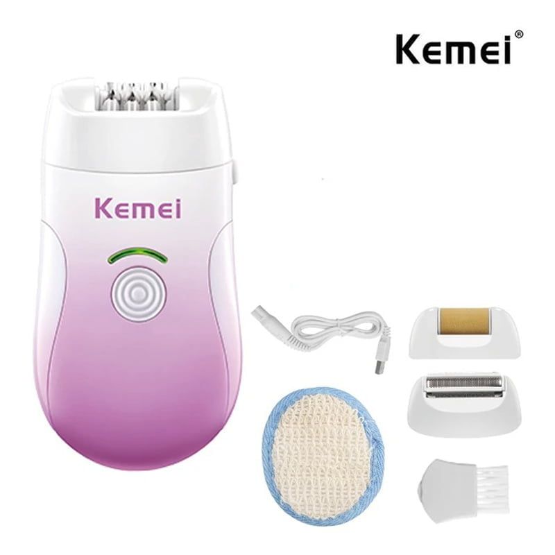 Kemei Αποτριχωτική Μηχανή Με 3 Κεφαλές KM-908B - Epilator Hair Remover OEM