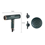 Kemey Km-2062 Επαγγελματικό Πιστολάκι Μαλλιών 1500W - Kemey Km-2062 Professional Hair Dryer 1500W OEM