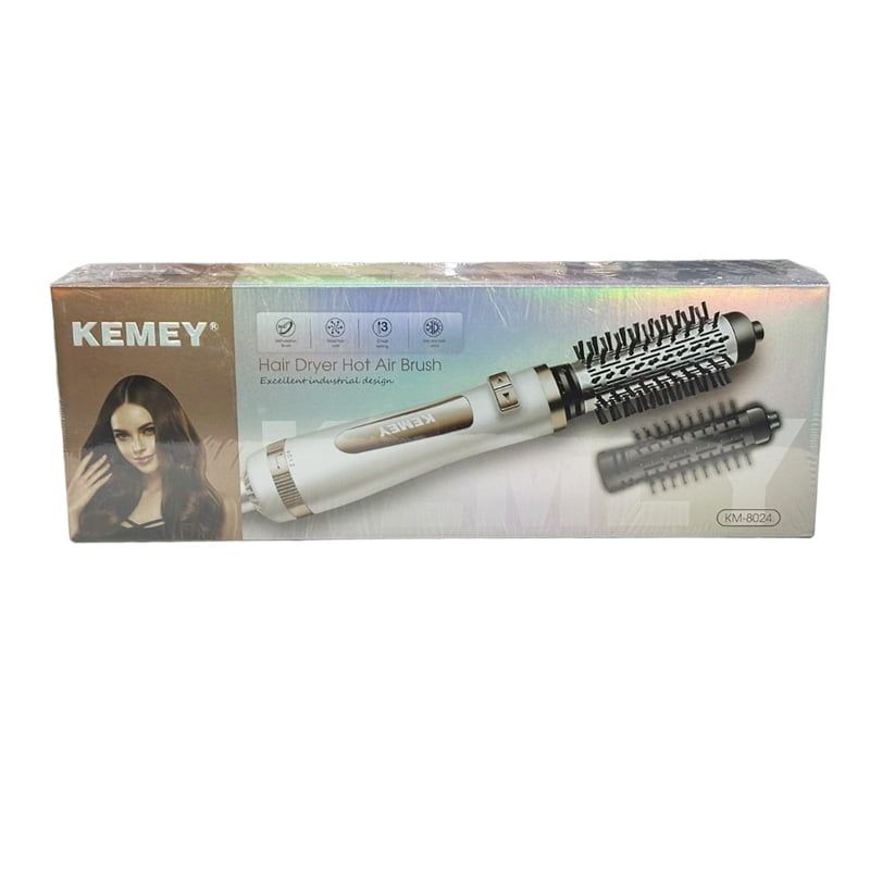 Kemey Ηλεκτρική βούρτσα 800W KM-8024 - Hair Dryer Hot Air Brush OEM