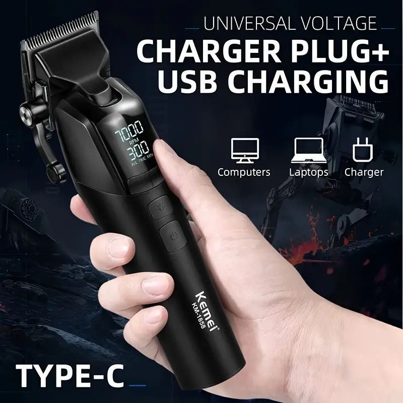 Kemei Κουρευτική Μηχανή KM-1858 - Hair clipper professional OEM